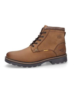Camel Active Boots Tumbled Nubuk Cafe Schnürboots - Braun