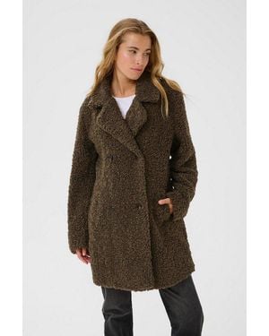 Kaffe Wintermantel Jacke Kabalmi - Braun