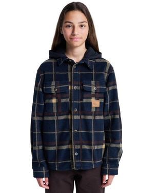 Element Hemdjacke Polar Hooded - Blau