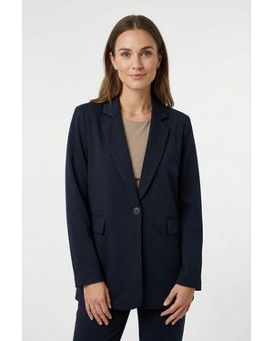 Freequent Jackenblazer FQNANNI mit Knopfverschluss und Reverskragen - Blau