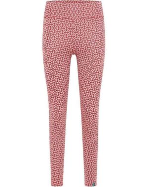 Tranquillo Bio--Leggings aus Jersey - Rot