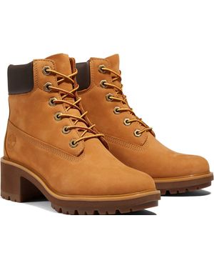 Timberland Kinsley Schnürstiefelette Winterschuhe, Winterstiefel, Schnürboots, Winterboots, Wasserdicht - Braun