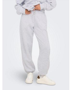 ONLY Sweathose Onlbest Cuff Pant Swt Noos - Weiß