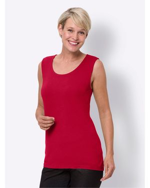 Sieh an! Shirttop - Rot