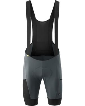 Gonso Fahrradhose Ride Miles Bib Cargo M Gravel-Radhose mit Sitzpolster und Träger - Schwarz