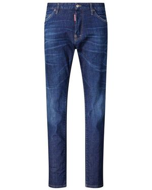 DSquared² Slim-Fit-Jeans Teddy - Blau