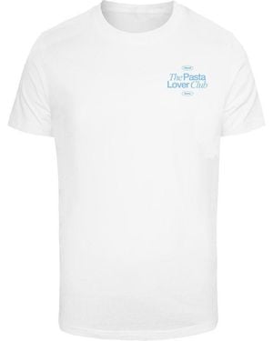 Mister Tee Mister T-Shirt The Pasta Lover Club Tee - Weiß