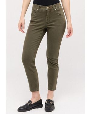 ANGELS Slim-Fit-Jeans Ornella - Grün