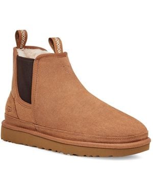 UGG Neumel Chelsea Chelseaboots, Chukka, Schlupfboot, Winterboot Mit Stretch-Einsätzen - Braun