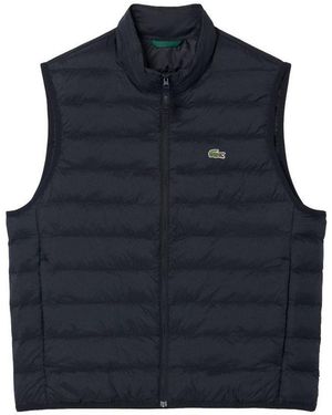 Lacoste Funktionsweste Puffed Windbreaker Vest - Blau