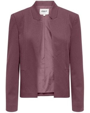 ONLY Kurzblazer Onlemillia Life L/S Open Blazer Cc Tlr Mit Stehkragen - Lila