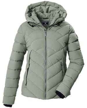Killtec Steppjacke Kow 13 Wmn Qltd Jckt Wasserabweisende Steppjacke, Weitenregulierbare Kapuze - Grau