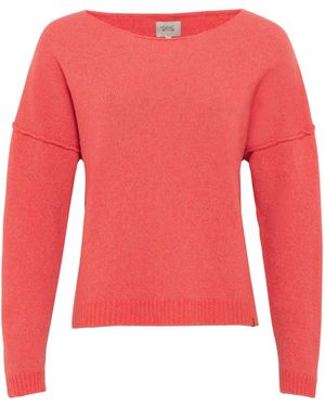 Camel Active Strickpullover Boxy - Rot