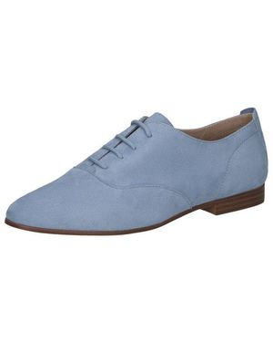 Caprice Cap Memotion Aus Leder Kein Absatz 9-23200-46 Schnürschuh - Blau