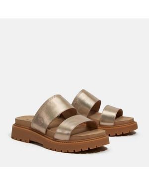 Timberland Clairemont Way Slide Sandal Sandale - Braun