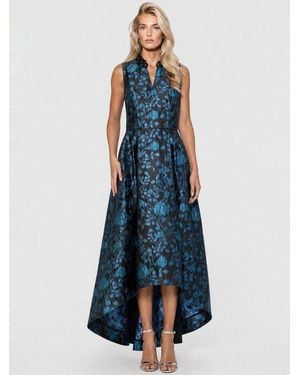 Apart Abendkleid Mit Blüten- Und Blättermuster - Lila