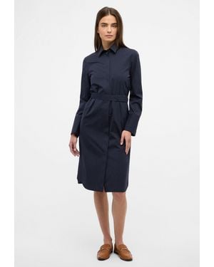 Eterna Blusenkleid LOOSE FIT - Blau