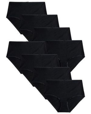 Next Midislip Midi-Slips Aus 100 Baumwolle, 7Er-Pack (7-St) - Schwarz