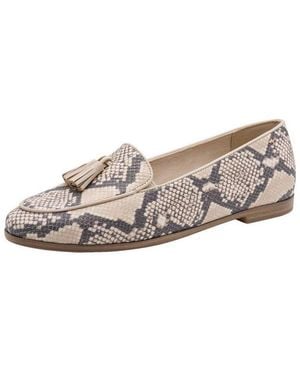 Tamaris Slipper Leder Slipper - Natur