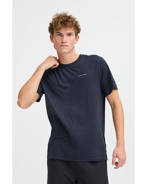 North Bend Kurzarmshirt NBAdrian M funktionales T-Shirt - Blau