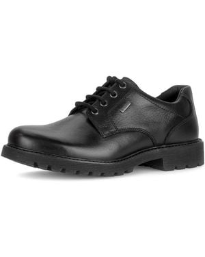 Gabor Schnürschuh Basicschuh Mit Wasserdichter Gore Tex-Membrane, Weite G (Weit) - Schwarz