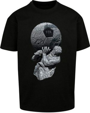 MT Upscale T-Shirt Football's Coming Home Play God Oversize Tee - Schwarz