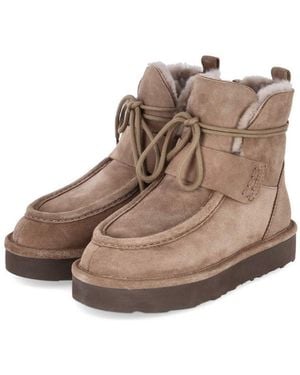 Gabor Winterboots 8065.03.002 Damen Rauleder Taupe Winterstiefel - Braun