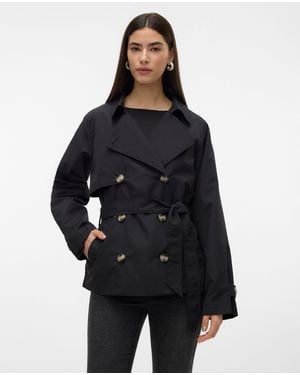 Vero Moda Kurzjacke VMZOA TRENCHCOAT NOOS - Blau