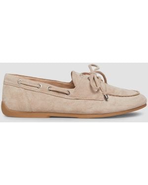 S.oliver Slipper ürschuh Loafer mit Schnür-Detail - Weiß