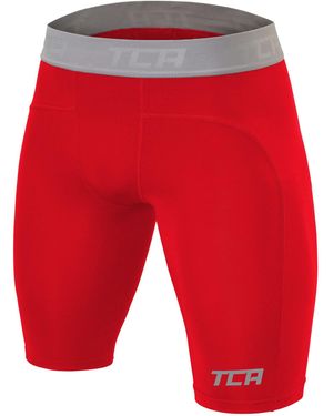 TCA Funktionsshorts Kompressionsshorts - Rot