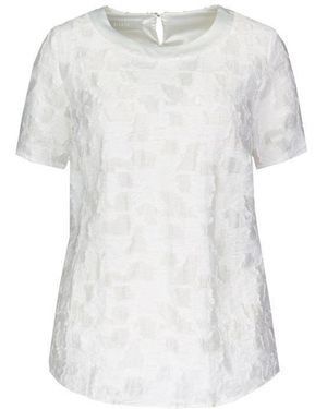 Bianca Kurzarmshirt - Weiß