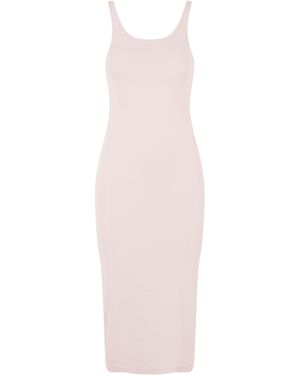DEF Shirtkleid LONG Dress (1-tlg) - Pink