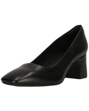 Clarks Fernie Court Pumps Mit Charakteristischen Contour Cushion-Fußbett - Schwarz