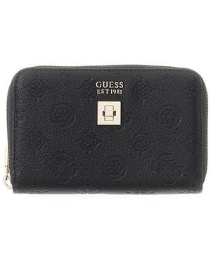 Guess Geldbörse Slg Zip Around - Schwarz