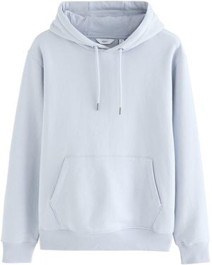Next Kapuzensweatshirt Regular Fit Hoodie aus Jersey (1-tlg) - Blau