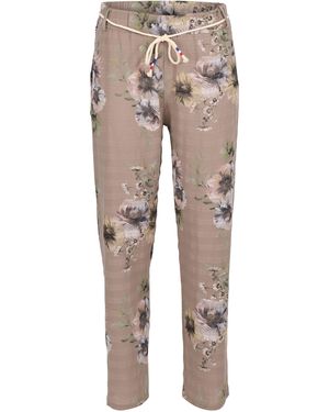 malito more than fashion Stoffhose 2020 lockere Sommerhose im Boho Stil - Natur