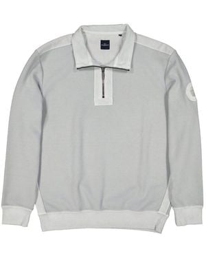 Engbers Sweatshirt mit Zipper - Grau