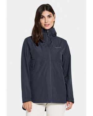 Didriksons Outdoorjacke Damen Übergangsjacke Regenjacke Wasserdicht Tilde - Blau