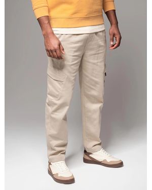 Ombre Cargojacke Jogginghose - Natur