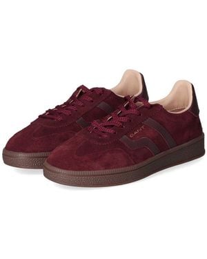 GANT Sneaker Low 33533345/G053 Damen Rauleder Schnürschuh - Lila