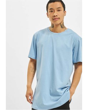 DEF Kurzarmshirt Dedication T-Shirt (1-tlg) - Blau