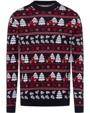 Only & Sons Strickpullover - Rot