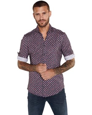emilio adani Langarmhemd Langarm-Hemd slim fit - Lila
