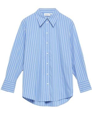 Comma, Blusentop Bluse - Blau
