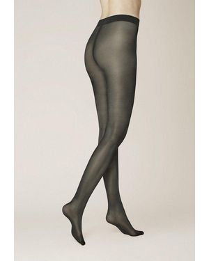KUNERT Strumpfhose Satin Look 40 40 Den (1 St) Blickdichte, Glänzende Strumpfhose - Grau