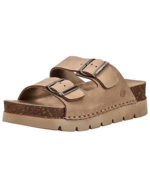 Rohde Pantoletten Leder Pantolette - Braun