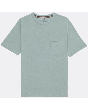 COLOURS & SONS T-Shirt, Slub - Blau