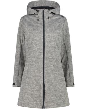 CMP Wintermantel Mantel Woman Coat Fix Hood 33A1766 - Grau