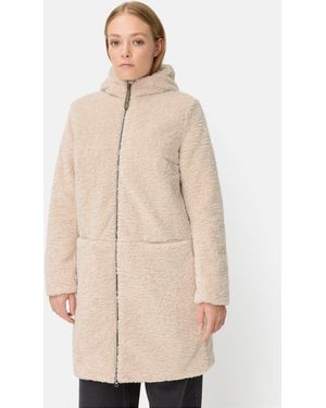 Camel Active Langmantel mit Langarm Kapuze - Natur