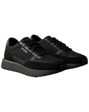 Calvin Klein City Runner Laceup Ny-Rec Su Sneaker Freizeitschuh, Halbschuh, Schnürer Mit Mesh - Schwarz